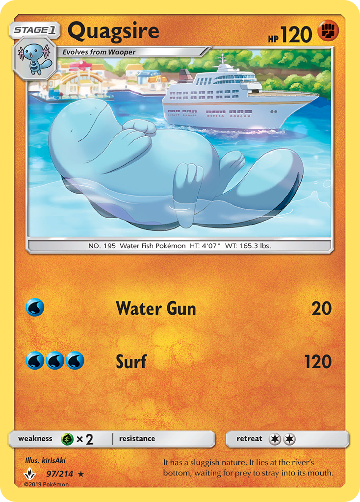 Quagsire (97/214) [Sun & Moon: Unbroken Bonds] | RetroPlay Games