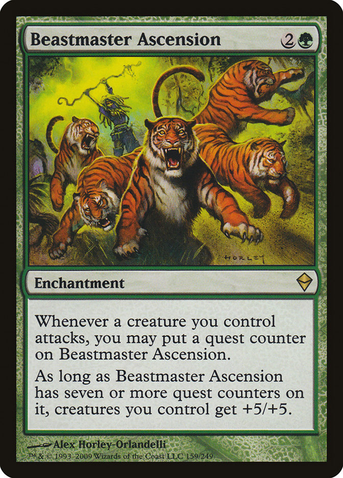 Beastmaster Ascension [Zendikar] | RetroPlay Games