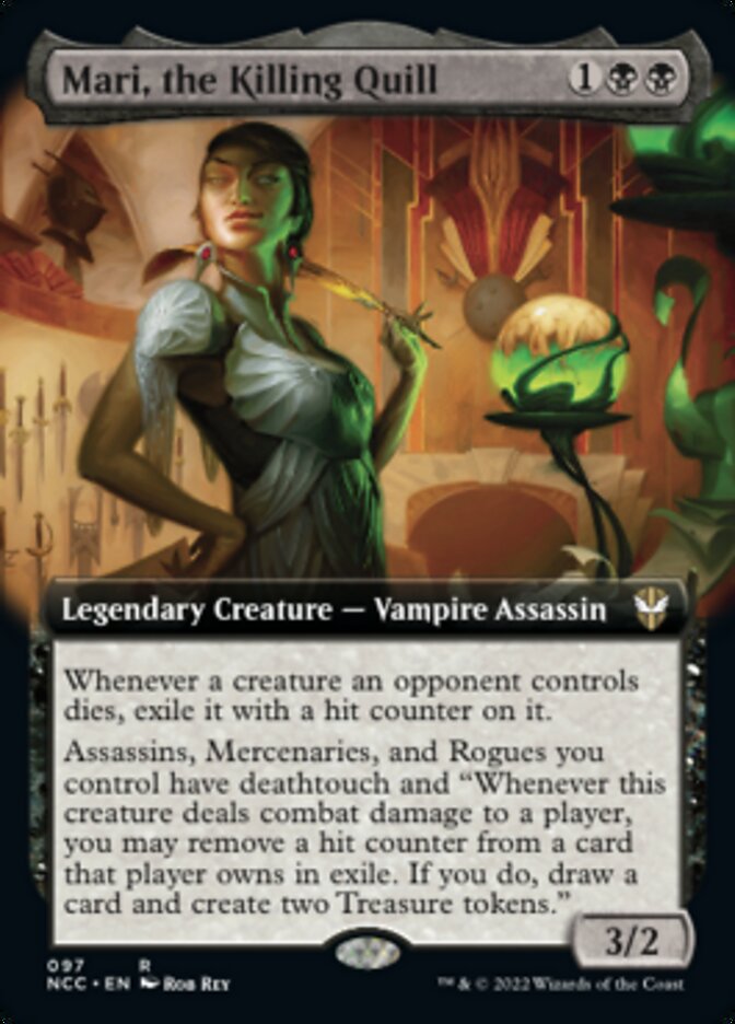 Mari, the Killing Quill (Extended Art) [Streets of New Capenna Commander] | RetroPlay Games