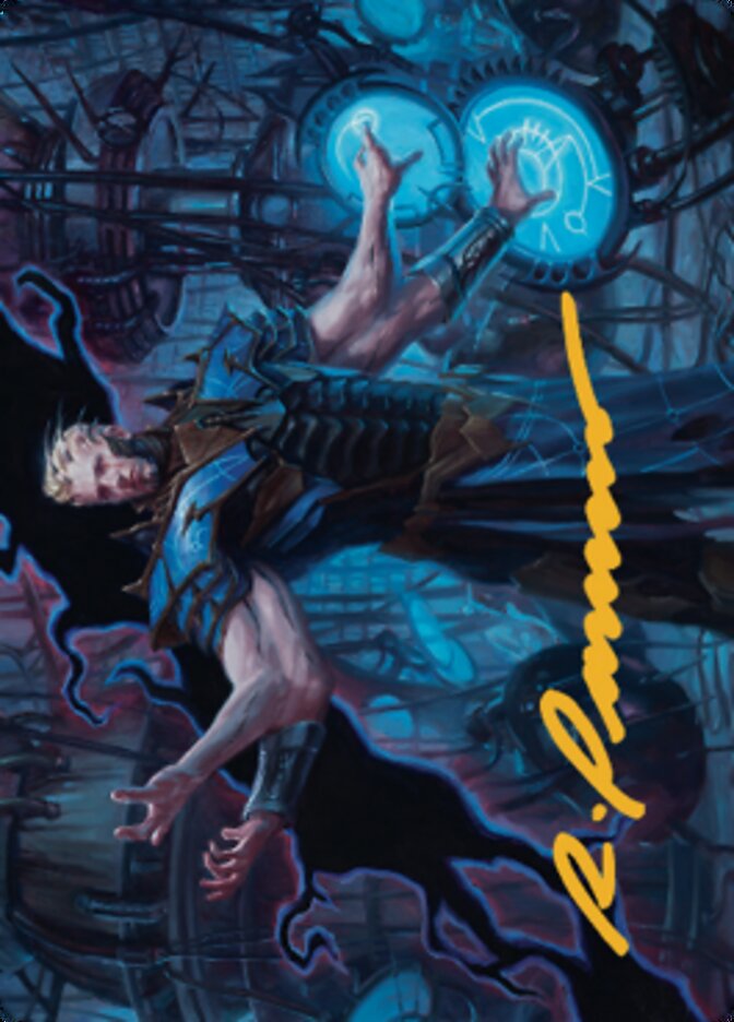 Ertai Resurrected Art Card 1 (Gold-Stamped Signature) [Dominaria United Art Series] | RetroPlay Games