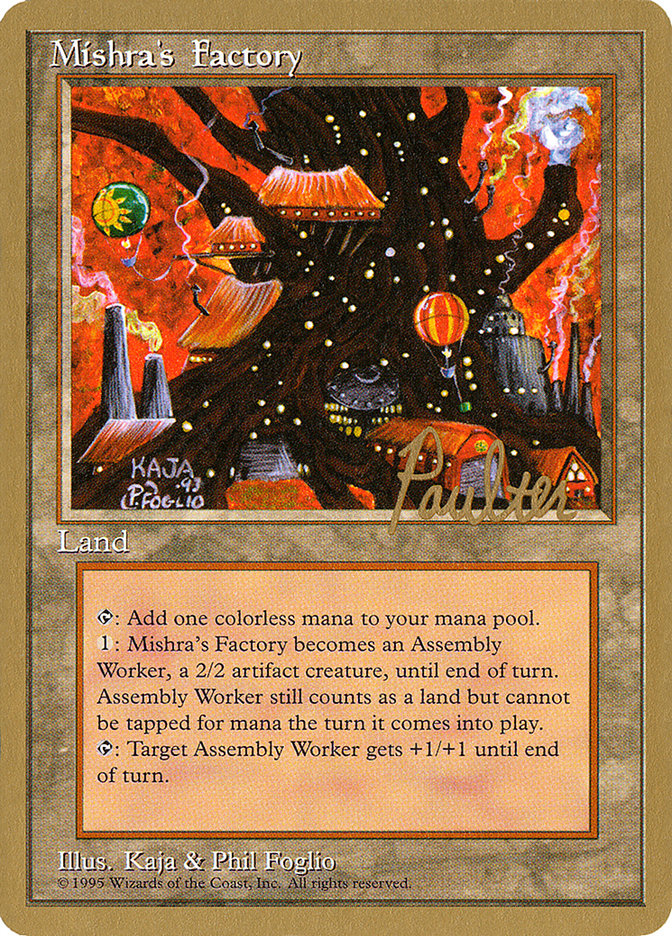 Mishra's Factory (Preston Poulter) [Pro Tour Collector Set] | RetroPlay Games