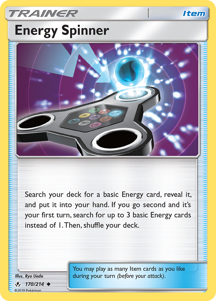 Energy Spinner (170/214) [Sun & Moon: Unbroken Bonds] | RetroPlay Games