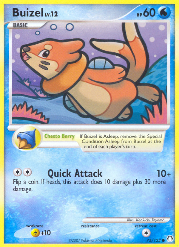 Buizel (75/123) [Diamond & Pearl: Mysterious Treasures] | RetroPlay Games