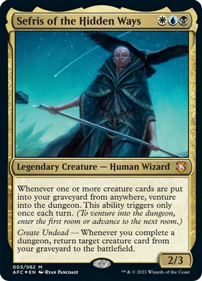 Sefris of the Hidden Ways (Display Commander) [Dungeons & Dragons: Adventures in the Forgotten Realms Commander] | RetroPlay Games
