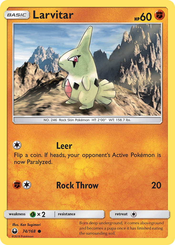 Larvitar (74/168) [Sun & Moon: Celestial Storm] | RetroPlay Games