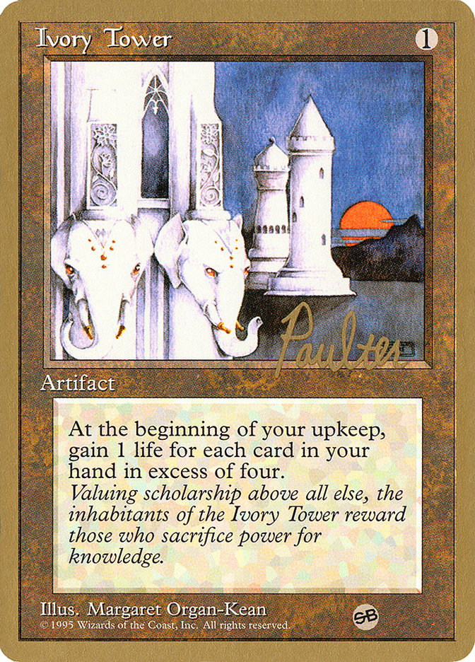 Ivory Tower (Preston Poulter) (SB) [Pro Tour Collector Set] | RetroPlay Games