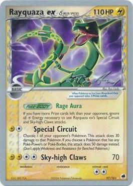 Rayquaza ex (97/101) (Delta Species) (Legendary Ascent - Tom Roos) [World Championships 2007] | RetroPlay Games