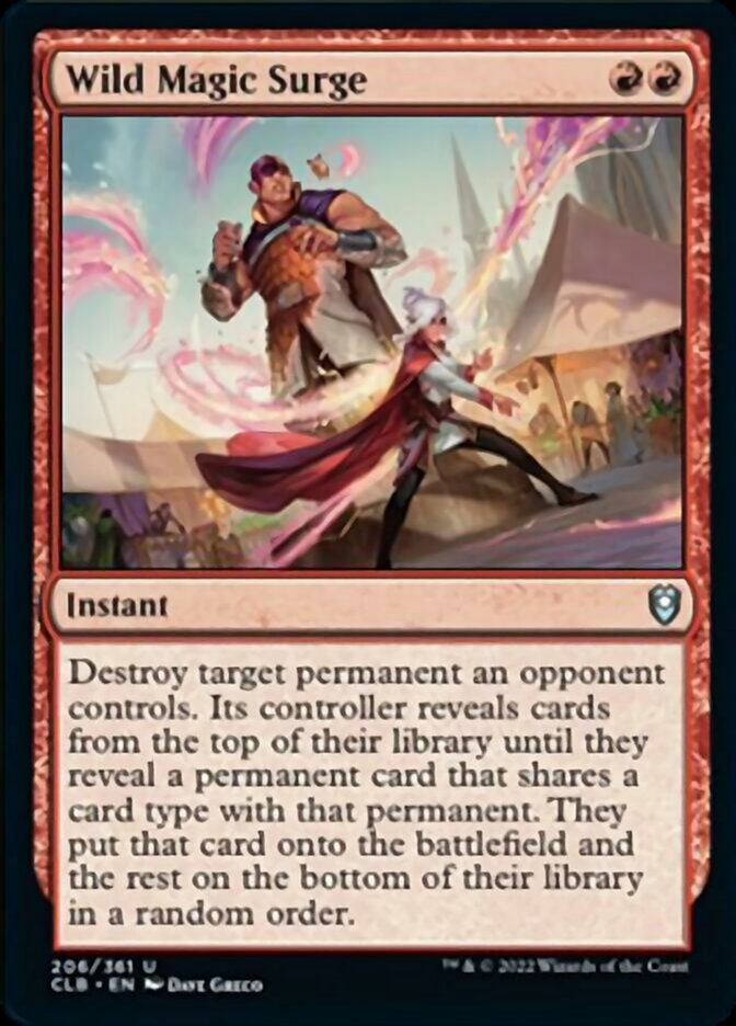 Wild Magic Surge [Commander Legends: Battle for Baldur's Gate] | RetroPlay Games