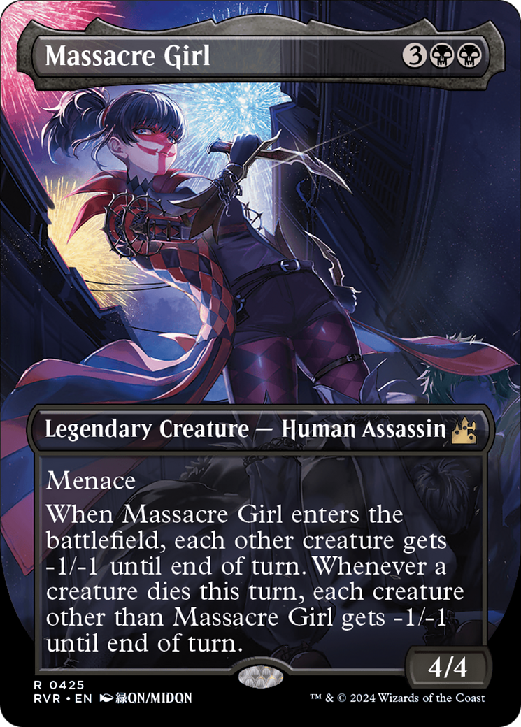 Massacre Girl (Anime Borderless) [Ravnica Remastered] | RetroPlay Games