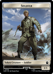 Soldier // Food (0026) Double-Sided Token [Doctor Who Tokens] | RetroPlay Games