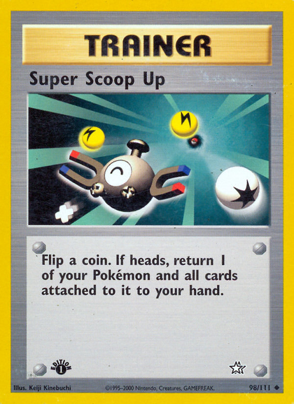 Super Scoop Up (98/111) [Neo Genesis 1st Edition] | RetroPlay Games