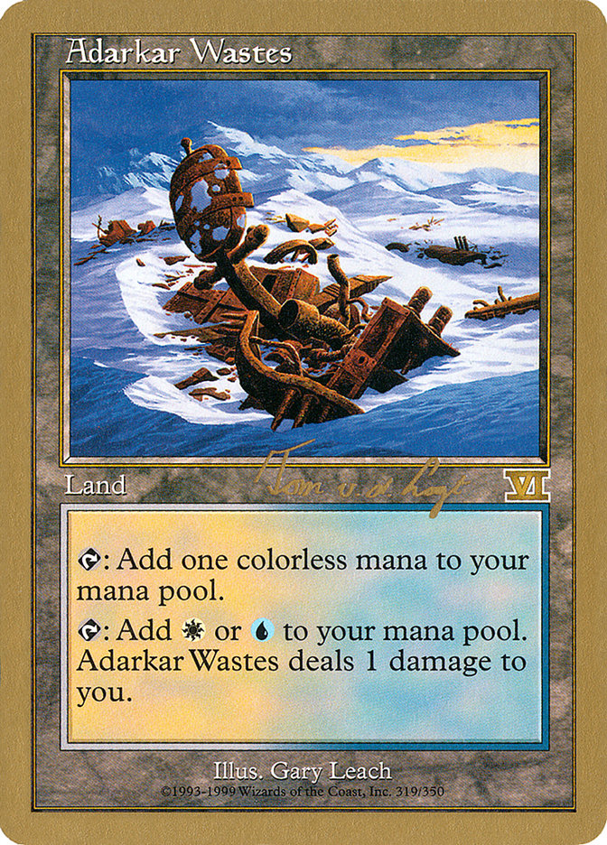 Adarkar Wastes (Tom van de Logt) [World Championship Decks 2000] | RetroPlay Games