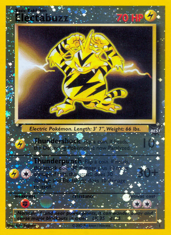 Electabuzz (1) [Best of Promos] | RetroPlay Games