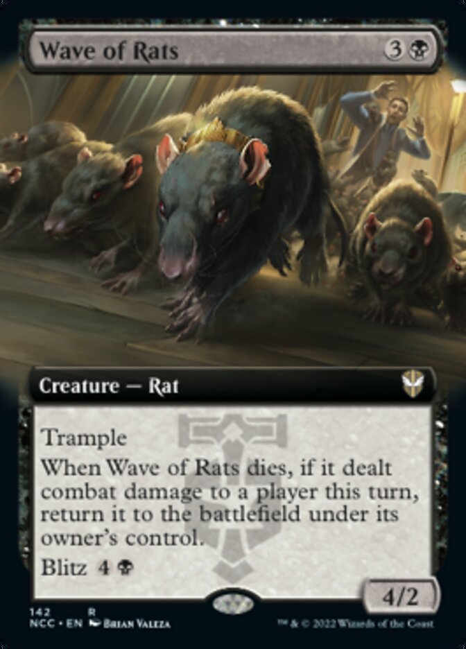 Wave of Rats (Extended Art) [Streets of New Capenna Commander] | RetroPlay Games