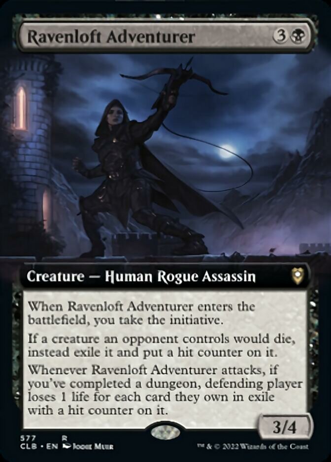 Ravenloft Adventurer (Extended Art) [Commander Legends: Battle for Baldur's Gate] | RetroPlay Games