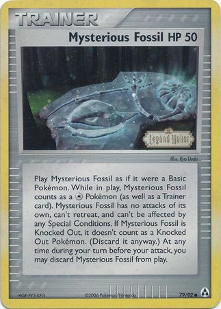 Mysterious Fossil (79/92) (Stamped) [EX: Legend Maker] | RetroPlay Games