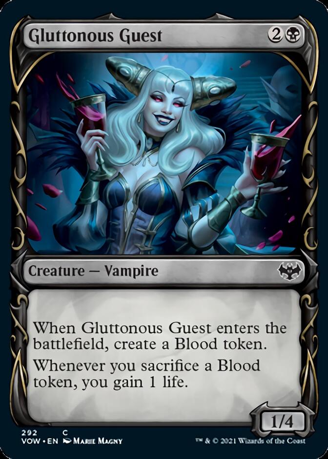 Gluttonous Guest (Showcase Fang Frame) [Innistrad: Crimson Vow] | RetroPlay Games