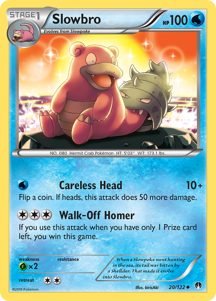 Slowbro (20/122) [XY: BREAKpoint] | RetroPlay Games