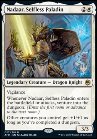 Nadaar, Selfless Paladin (Promo Pack) [Dungeons & Dragons: Adventures in the Forgotten Realms Promos] | RetroPlay Games