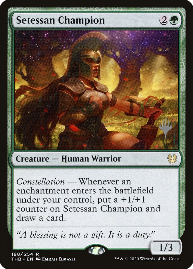 Setessan Champion (Promo Pack) [Theros Beyond Death Promos] | RetroPlay Games
