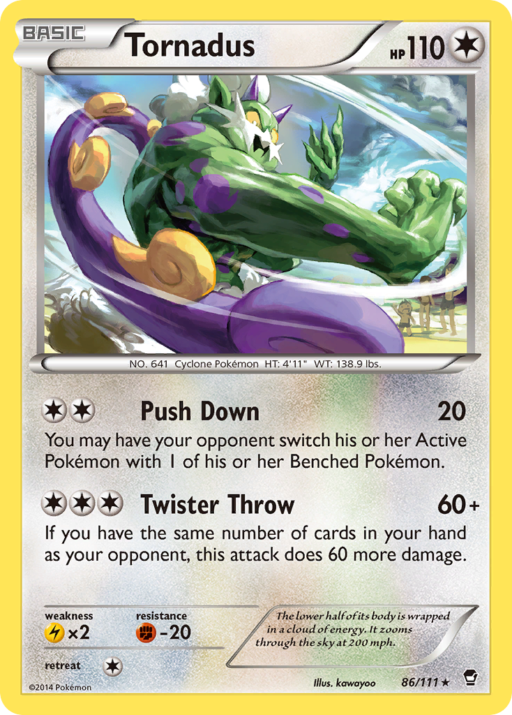 Tornadus (86/111) [XY: Furious Fists] | RetroPlay Games