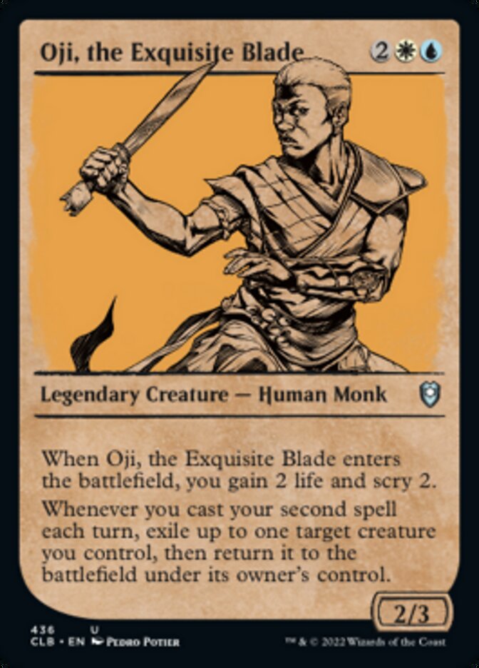 Oji, the Exquisite Blade (Showcase) [Commander Legends: Battle for Baldur's Gate] | RetroPlay Games