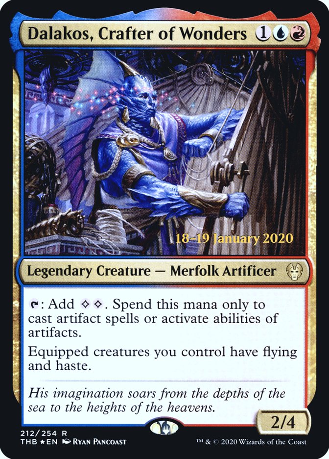 Dalakos, Crafter of Wonders [Theros Beyond Death Prerelease Promos] | RetroPlay Games