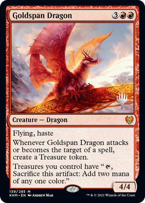 Goldspan Dragon [Kaldheim Promo Pack] | RetroPlay Games