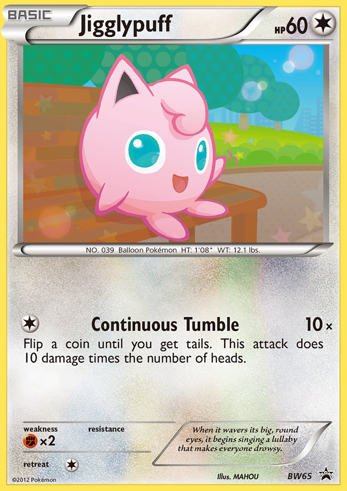 Jigglypuff (BW65) [Black & White: Black Star Promos] | RetroPlay Games