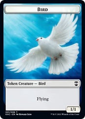 Bird (001) // Soldier Double-sided Token [Kaldheim Commander Tokens] | RetroPlay Games
