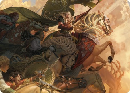 Marshal's Anthem Art Card [The Lord of the Rings: Tales of Middle-earth Art Series] | RetroPlay Games