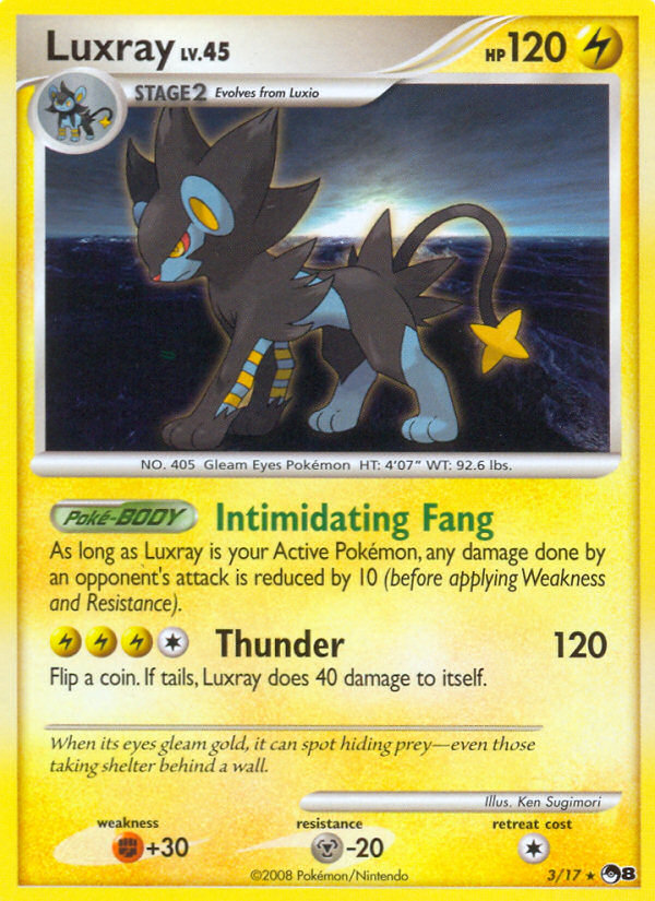 Luxray (3/17) [POP Series 8] | RetroPlay Games