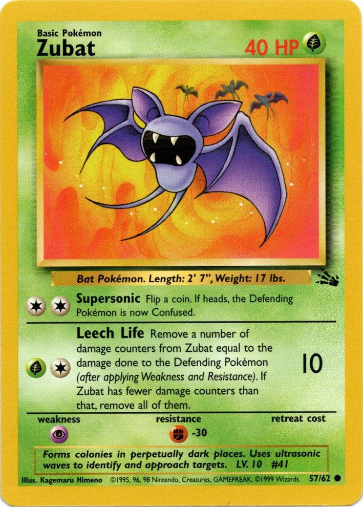 Zubat (57/62) [Fossil Unlimited] | RetroPlay Games