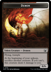 Angel (3) // Demon Double-Sided Token [March of the Machine Commander Tokens] | RetroPlay Games