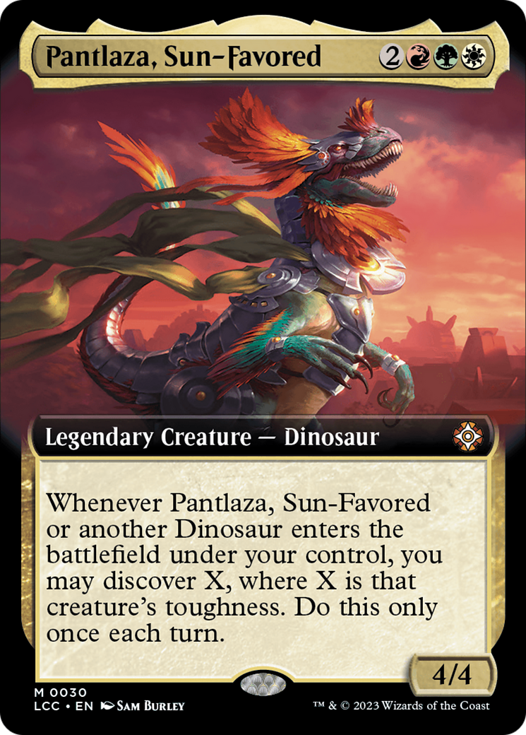 Pantlaza, Sun-Favored (Extended Art) [The Lost Caverns of Ixalan Commander] | RetroPlay Games