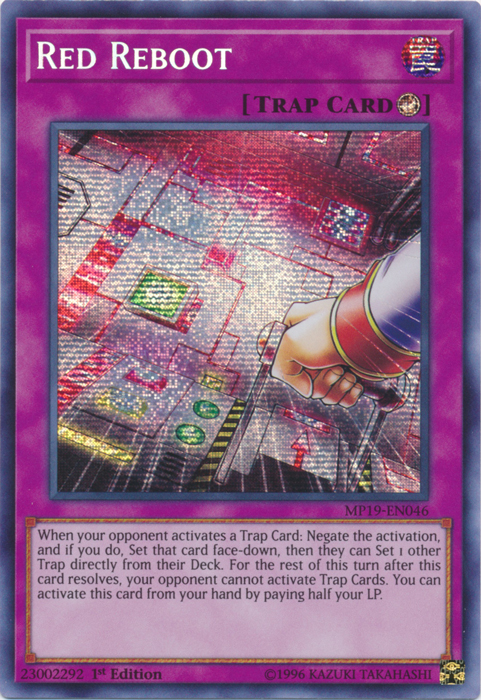 Red Reboot [MP19-EN046] Prismatic Secret Rare | RetroPlay Games