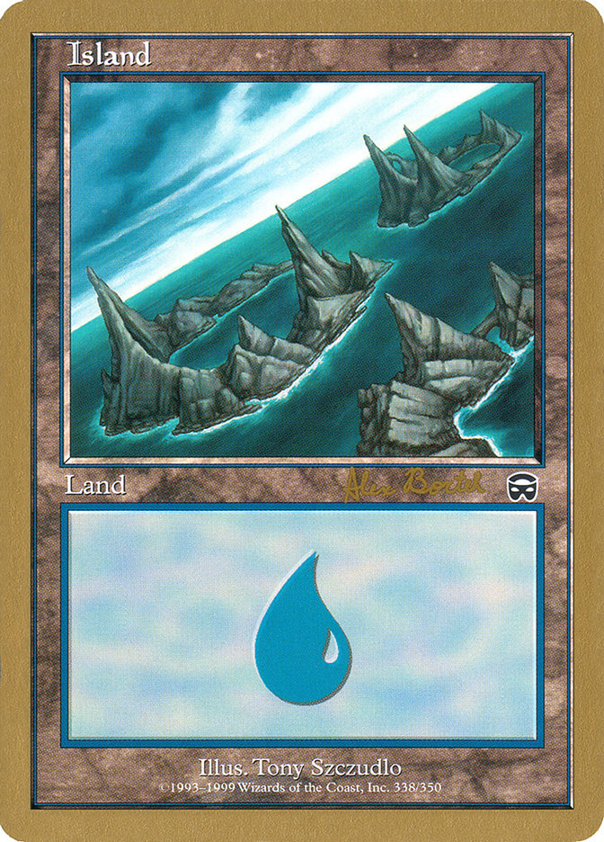 Island (ab338a) (Alex Borteh) [World Championship Decks 2001] | RetroPlay Games