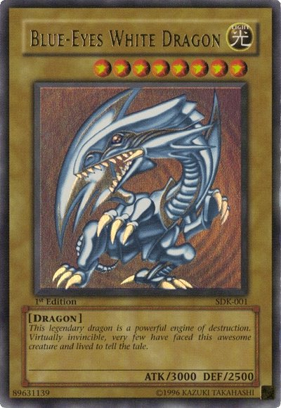 Blue-Eyes White Dragon [SDK-001] Ultra Rare | RetroPlay Games