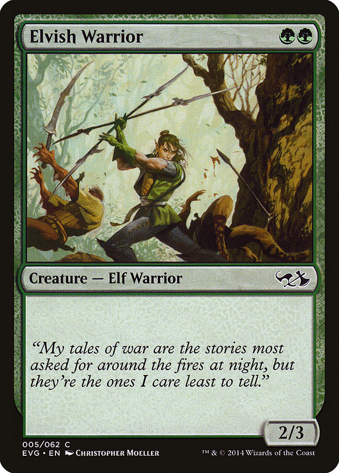 Elvish Warrior (Elves vs. Goblins) [Duel Decks Anthology] | RetroPlay Games