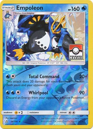 Empoleon (34/156) (League Promo) [Sun & Moon: Ultra Prism] | RetroPlay Games