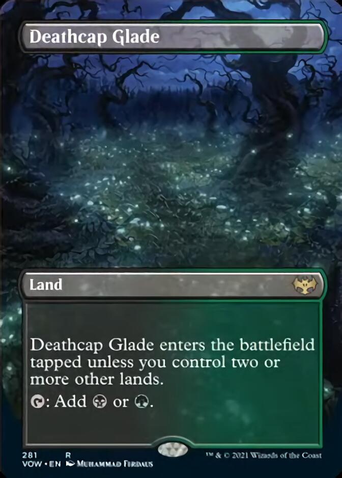 Deathcap Glade (Borderless) [Innistrad: Crimson Vow] | RetroPlay Games