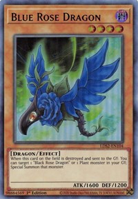 Blue Rose Dragon (Purple) [LDS2-EN104] Ultra Rare | RetroPlay Games