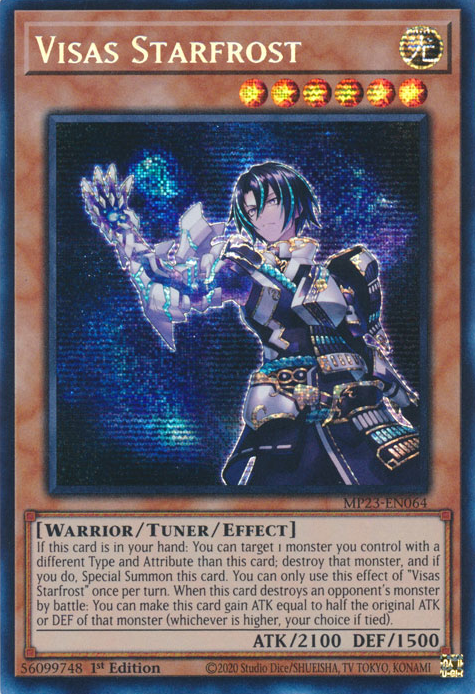 Visas Starfrost [MP23-EN064] Prismatic Secret Rare | RetroPlay Games