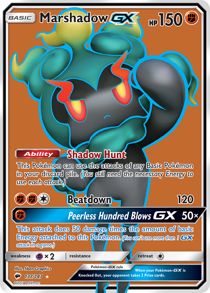 Marshadow GX (137/147) [Sun & Moon: Burning Shadows] | RetroPlay Games