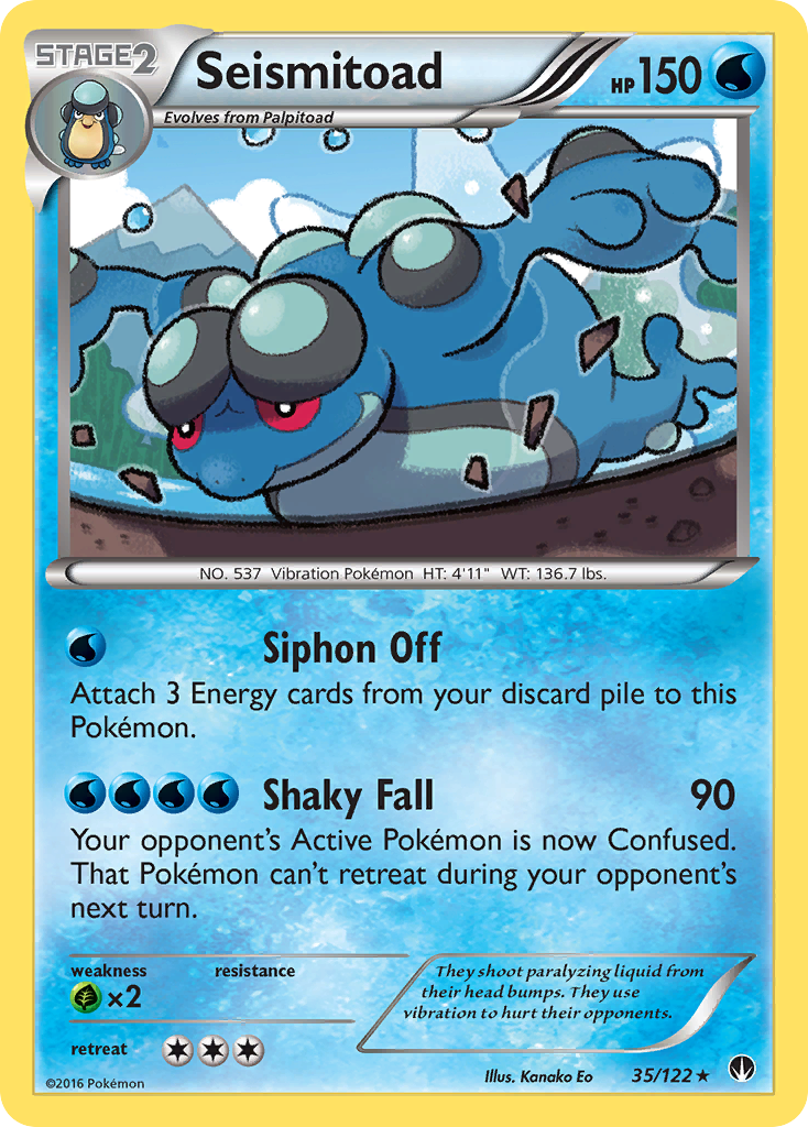 Seismitoad (35/122) [XY: BREAKpoint] | RetroPlay Games