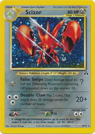 Scizor (10/75) [Neo Discovery Unlimited] | RetroPlay Games