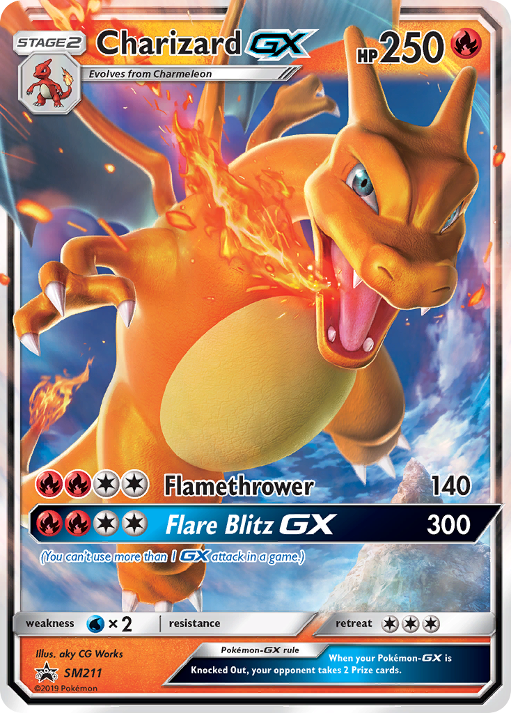 Charizard GX (SM211) [Sun & Moon: Black Star Promos] | RetroPlay Games