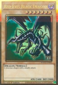 Red-Eyes Black Dragon [MAGO-EN003] Gold Rare | RetroPlay Games