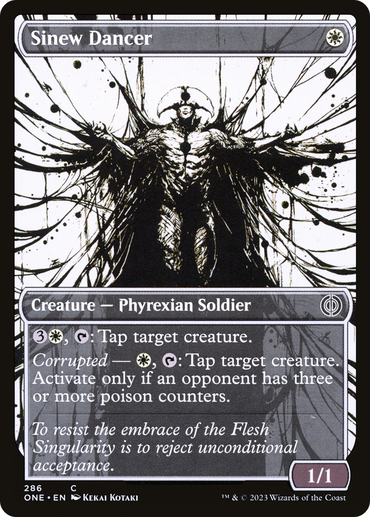 Sinew Dancer (Showcase Ichor) [Phyrexia: All Will Be One] | RetroPlay Games