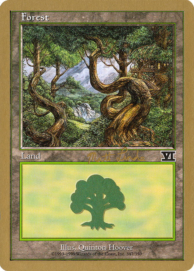 Forest (ml347b) (Matt Linde) [World Championship Decks 1999] | RetroPlay Games